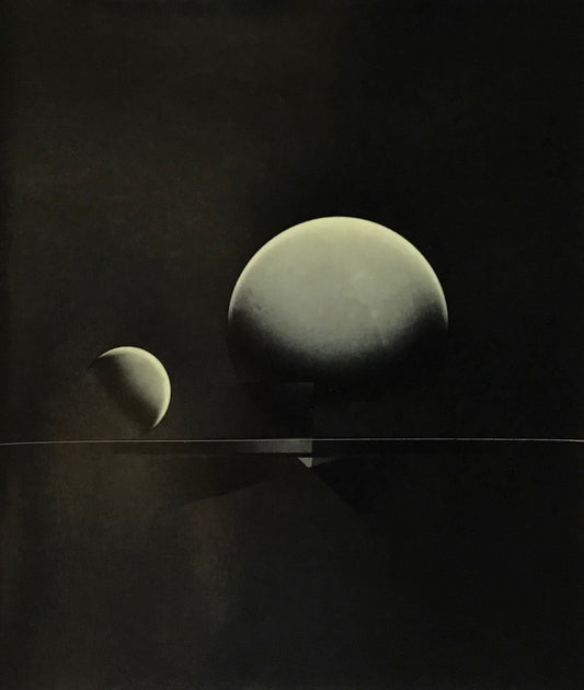 MMX Gallery ATO>MIC #11 Photograph; This is a mixed process print using luminogram, photogram and other darkroom techniques – all cameraless.