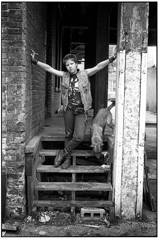 The MF Gallery Alicia and her dog, Toronto, 1984 Photograph