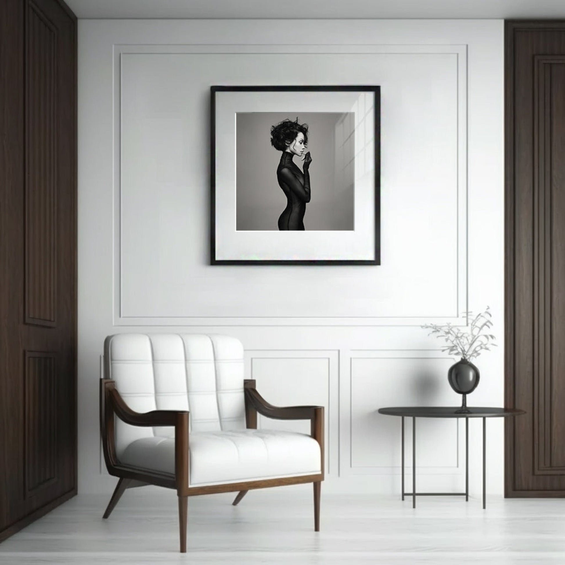 Lightworks Black Dress Portrait #1 Photograph