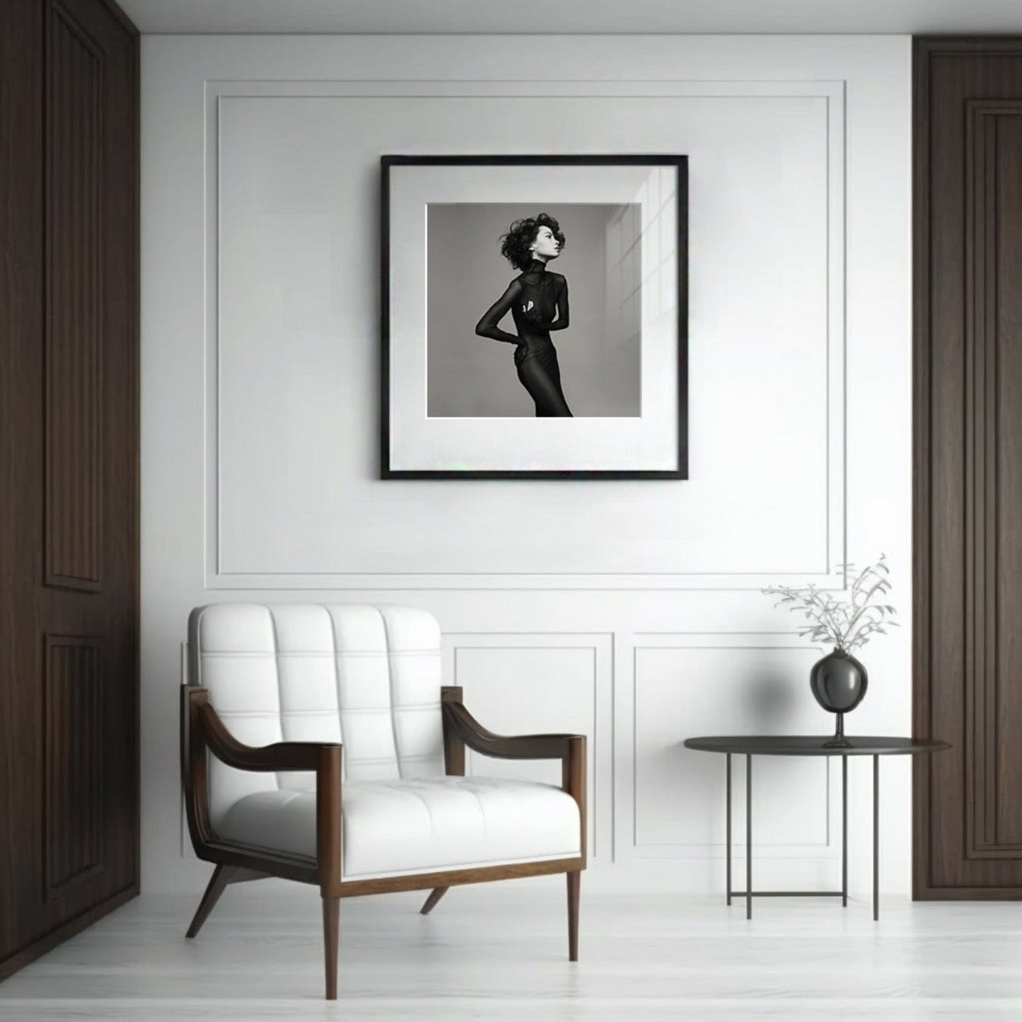 Lightworks Black Dress Portrait #7 Photograph