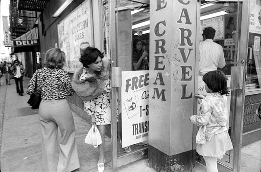 The MF Gallery Ice Cream Shop, New York, NY 1975 Photograph