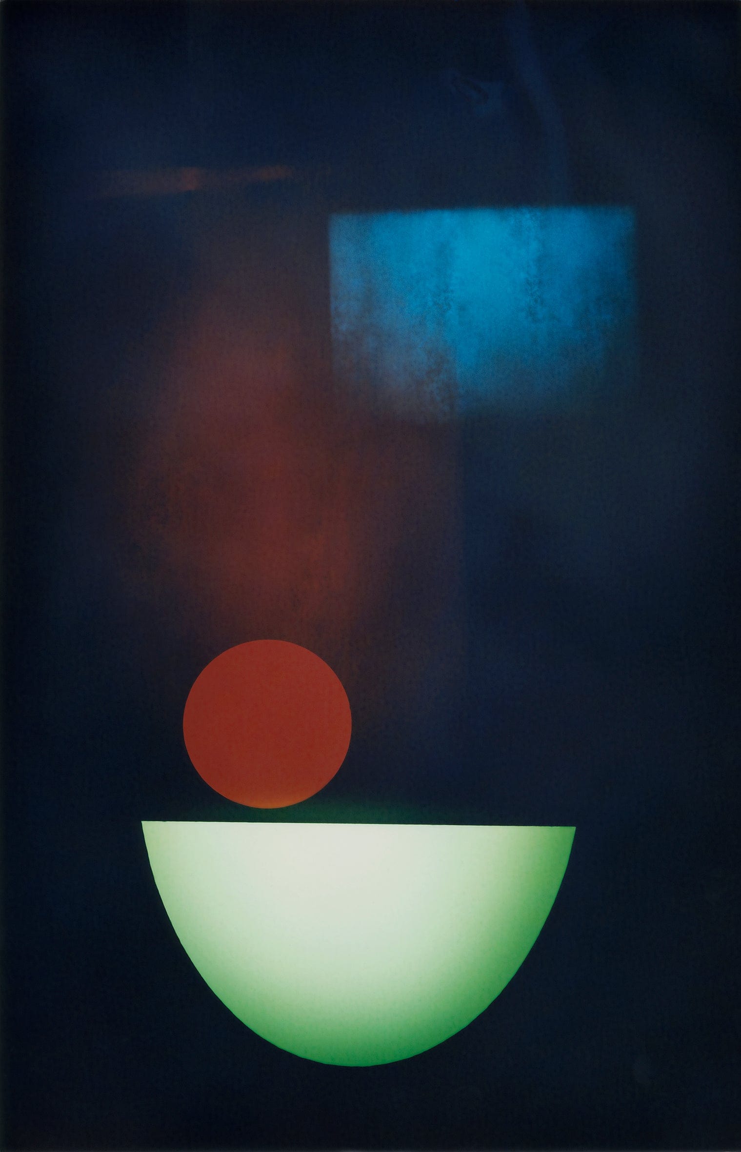 MMX Gallery Composition of Shapes + Colours Photograph, Mixed process of camera-less photography; Luminogram and Photogram