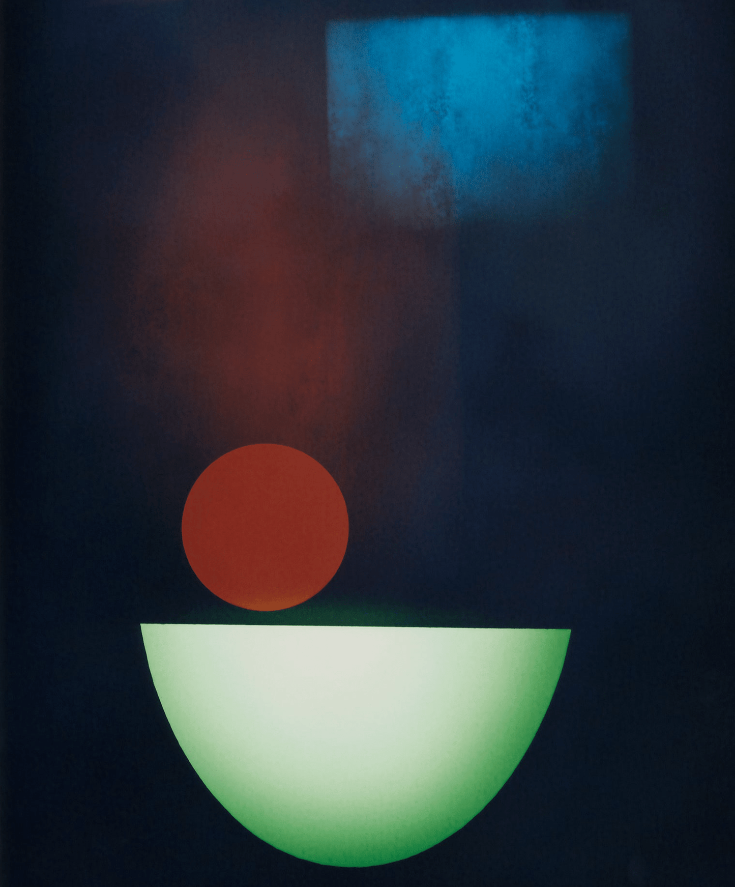 MMX Gallery Composition of Shapes + Colours Photograph, Mixed process of camera-less photography; Luminogram and Photogram
