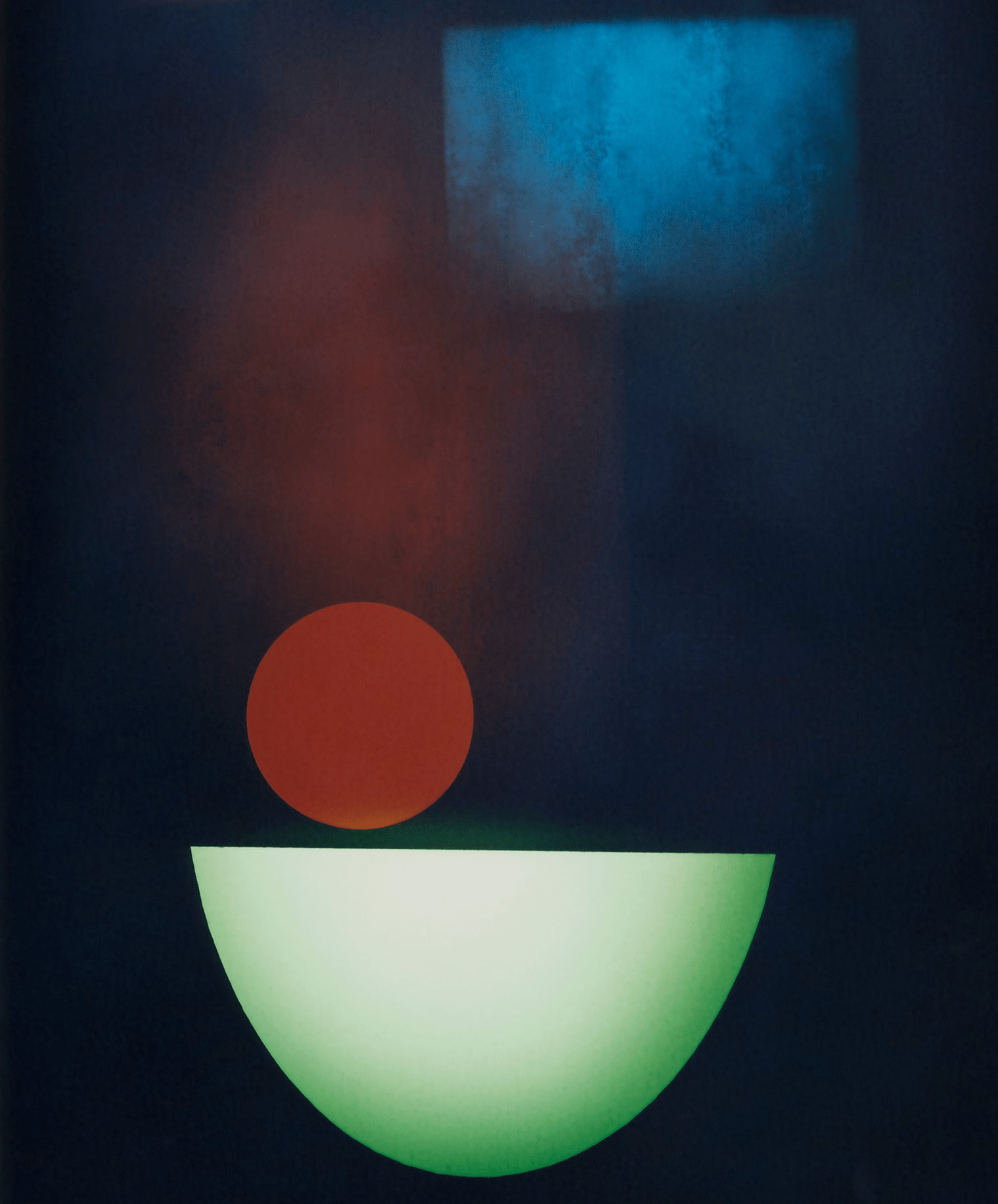 MMX Gallery Composition of Shapes + Colours Photograph, Mixed process of camera-less photography; Luminogram and Photogram