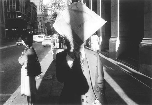 Crane Kalman Brighton Man with Newspaper Photograph