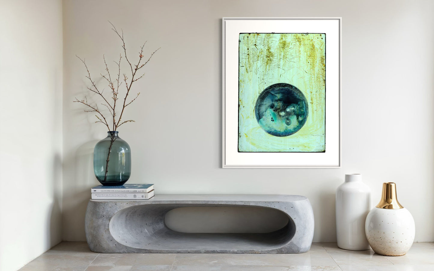 MMX Gallery Chemical Works, 'Blue Dot' Photograph