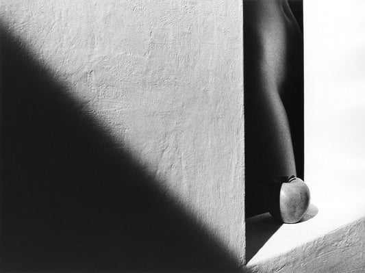 Lightworks Apple on Sill with Diagonal Shadow Photograph