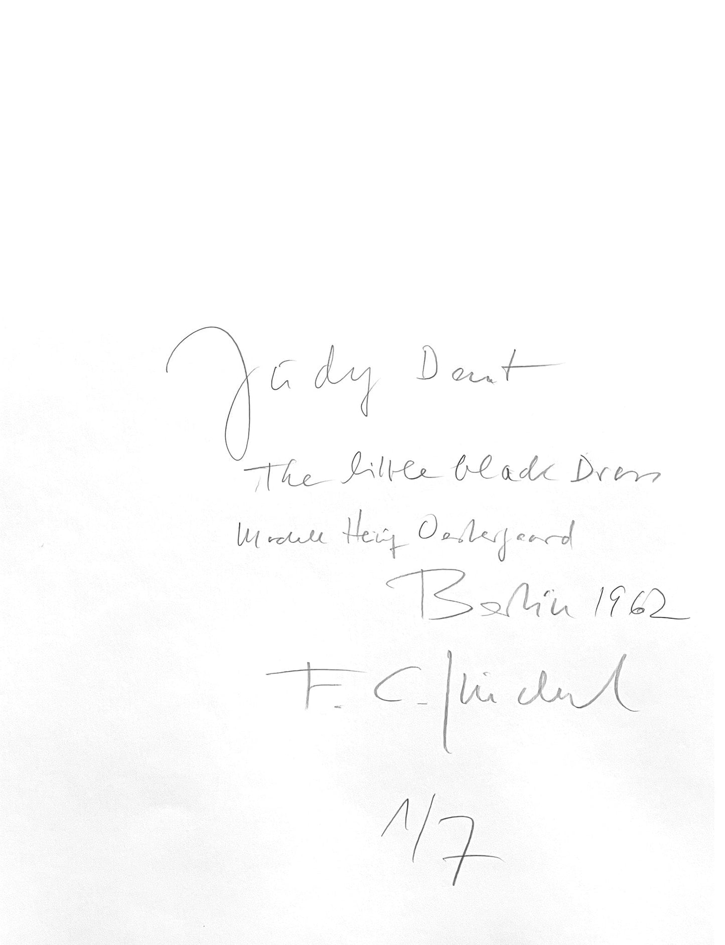 Lightworks "Das kleine Schwarze" Berlin Photograph