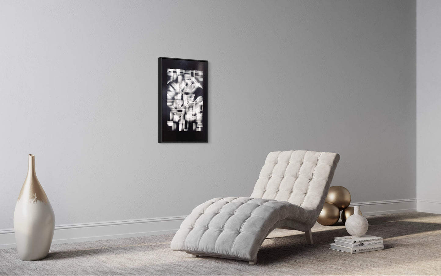 MMX Gallery Under and Above, New York City Photograph, Mixed process of camera-less photography; Luminogram and Photogram