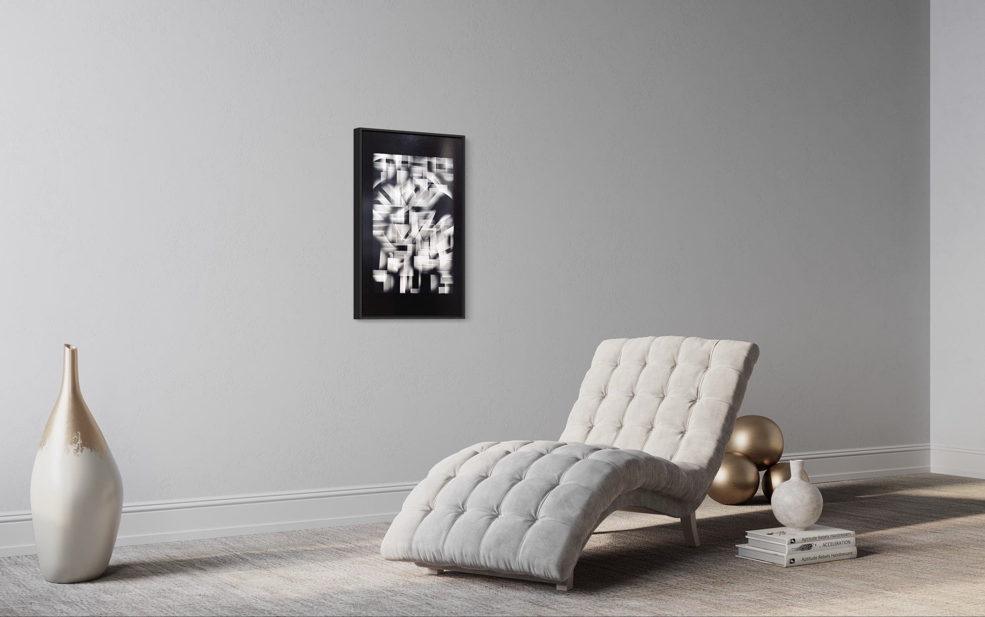 MMX Gallery Under and Above, New York City Photograph, Mixed process of camera-less photography; Luminogram and Photogram