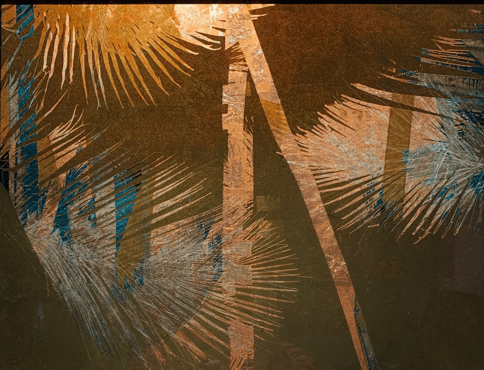 MMX Gallery Rustic Blaze Photograph; Photographic Print on Museum Glass