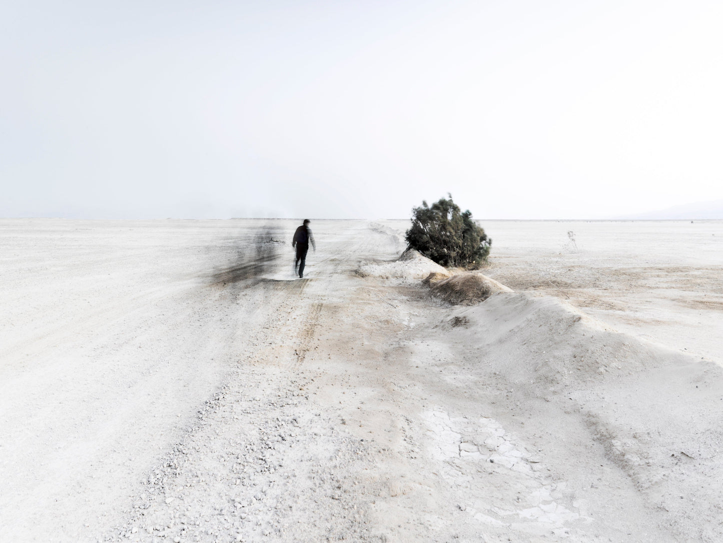 Vision Neil Folberg Gallery White Winds #1 - Infinite Road (Judean Desert, Israel) Photograph