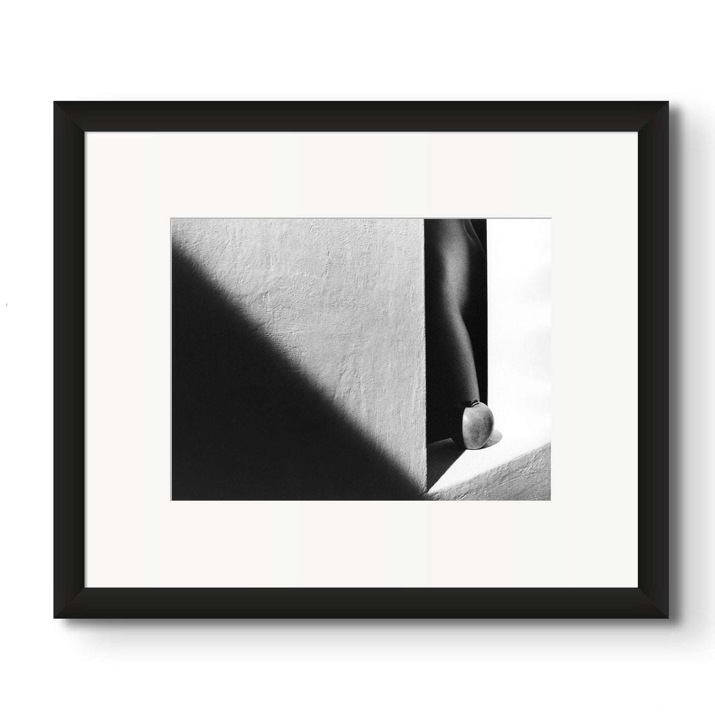 Lightworks Apple on Sill with Diagonal Shadow Photograph