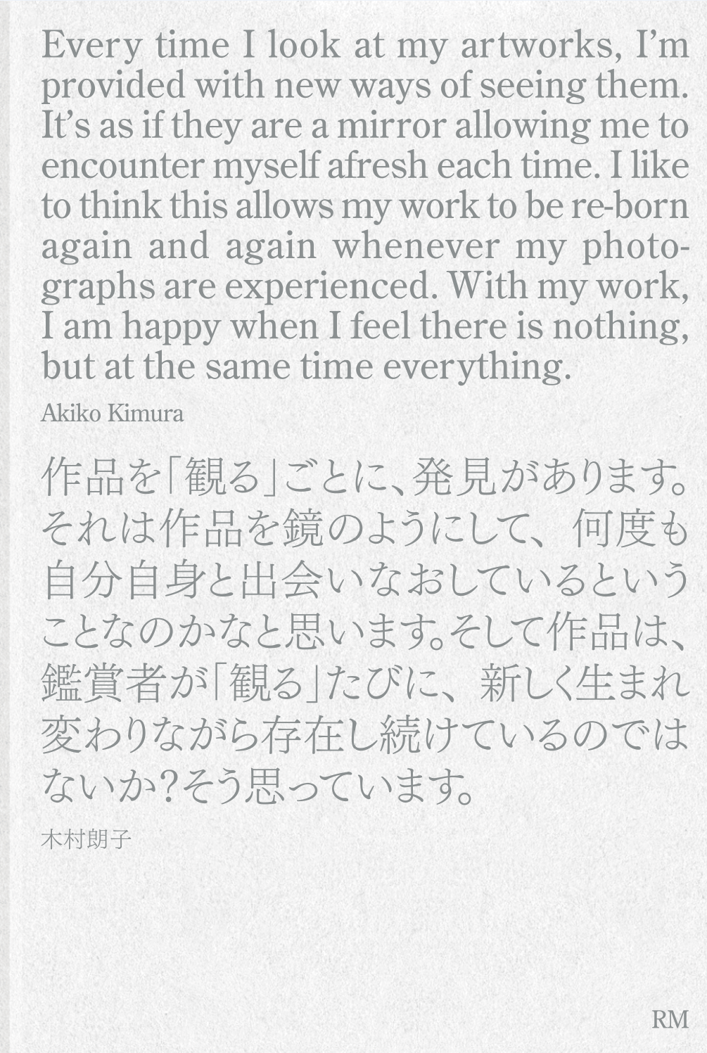 Editorial RM i Photobook