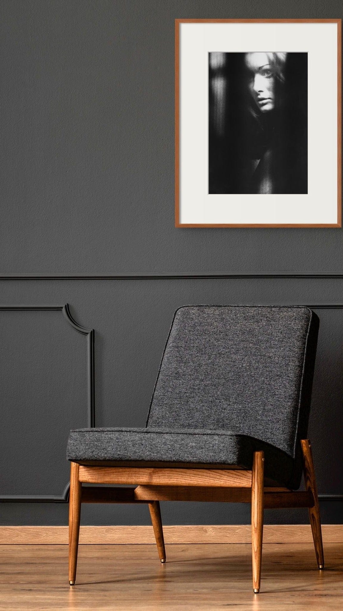 Lightworks 70's Face in Shadow Photograph