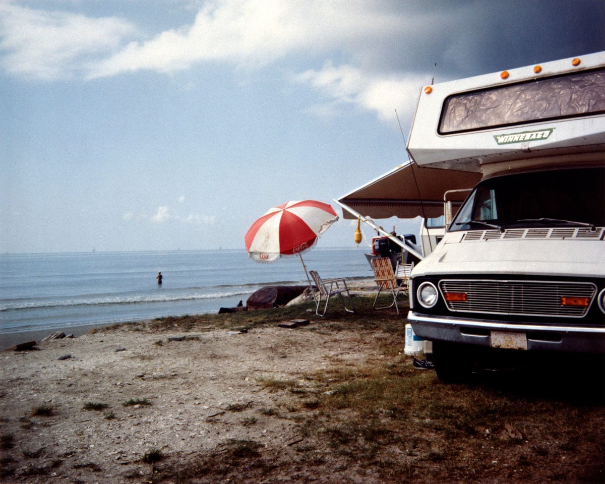 Crane Kalman Brighton Camper Van + Umbrella Photograph