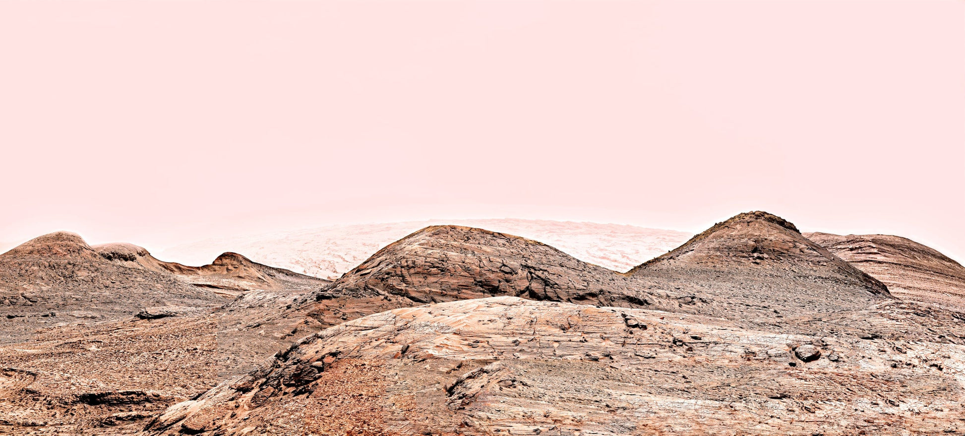 Vision Neil Folberg Gallery Desert Planet #9 (Curiosity Rover, Mars) Photograph