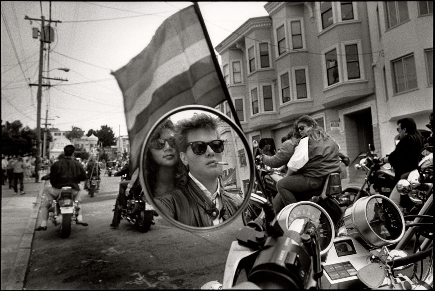The MF Gallery Dykes on Bikes Before the Parade, 1988 Photograph