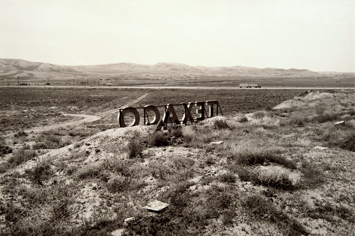 Crane Kalman Brighton Texaco Sign Between Ely + Tonopah, Nevada Photograph