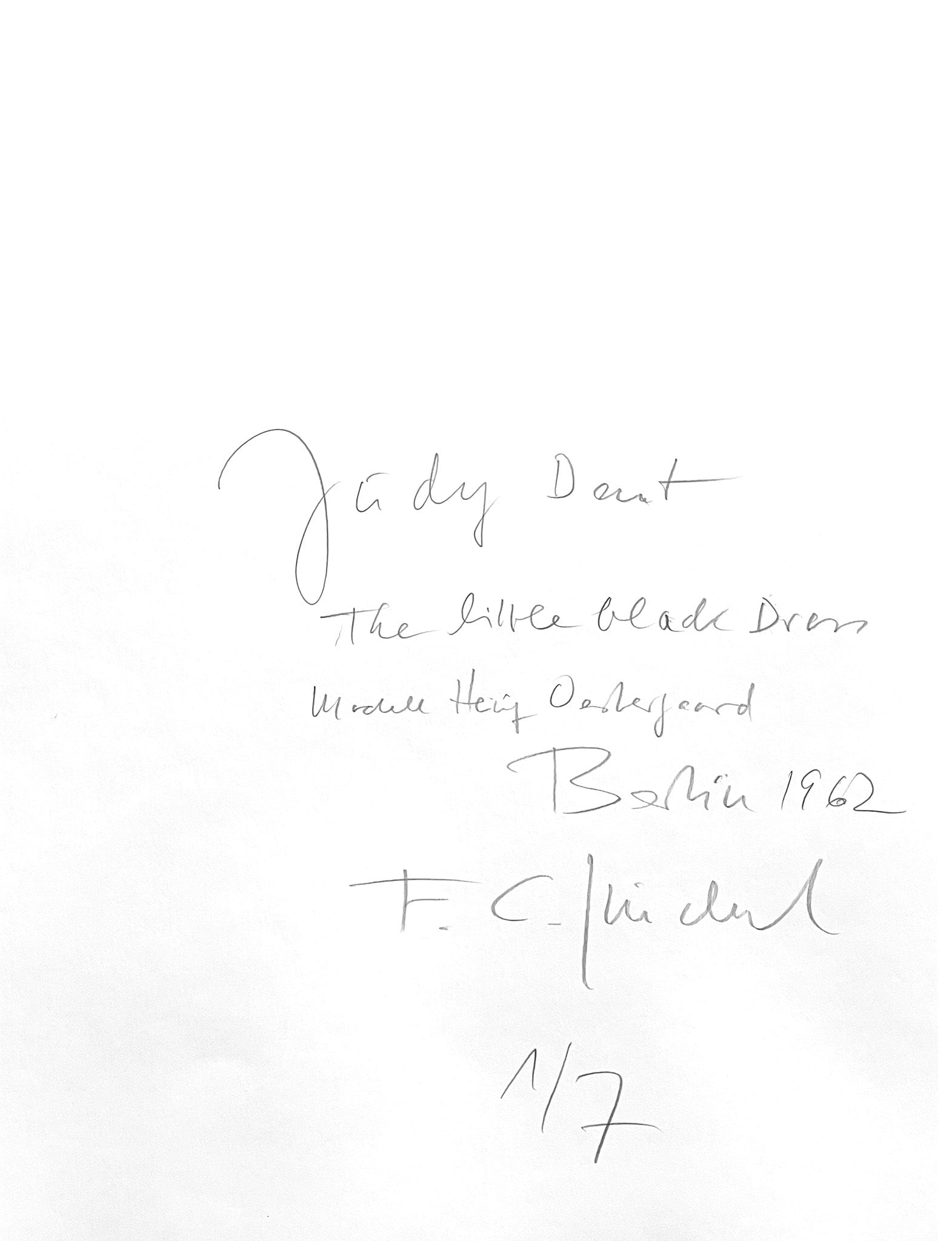 Lightworks "Das kleine Schwarze" Berlin Photograph