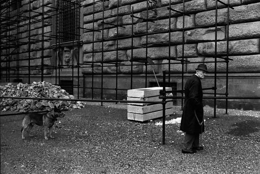The MF Gallery Walking the dog, Rome, 1966 Photograph
