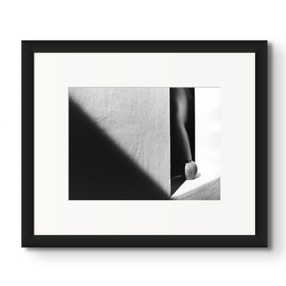 Lightworks Apple on Sill with Diagonal Shadow Photograph