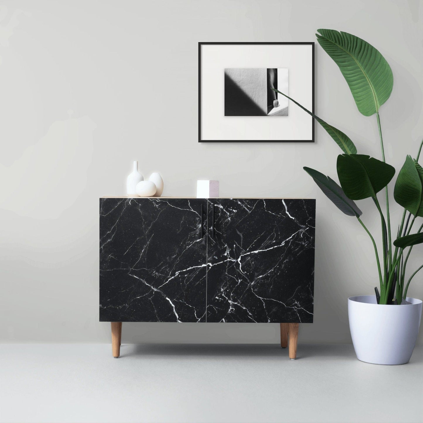 Lightworks Apple on Sill with Diagonal Shadow Photograph