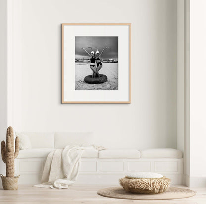 Lightworks Two Girls + a Tyre Photograph